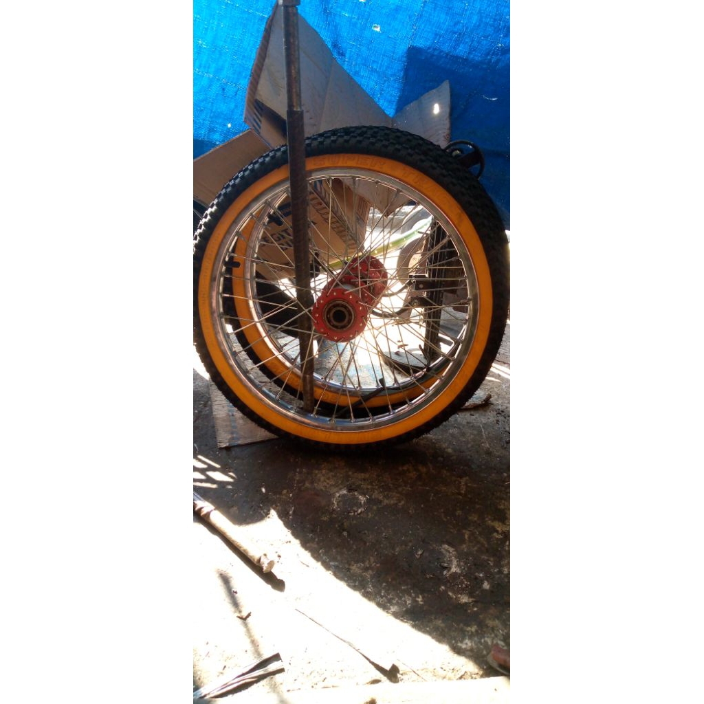 roda grobak model sepeda BMX ring 20