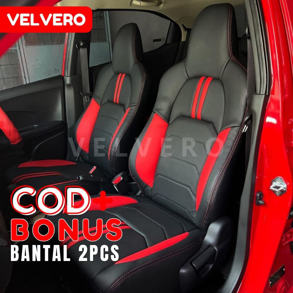Sarung jok Mobil Brio satya 2018-2025 full seat 2 baris