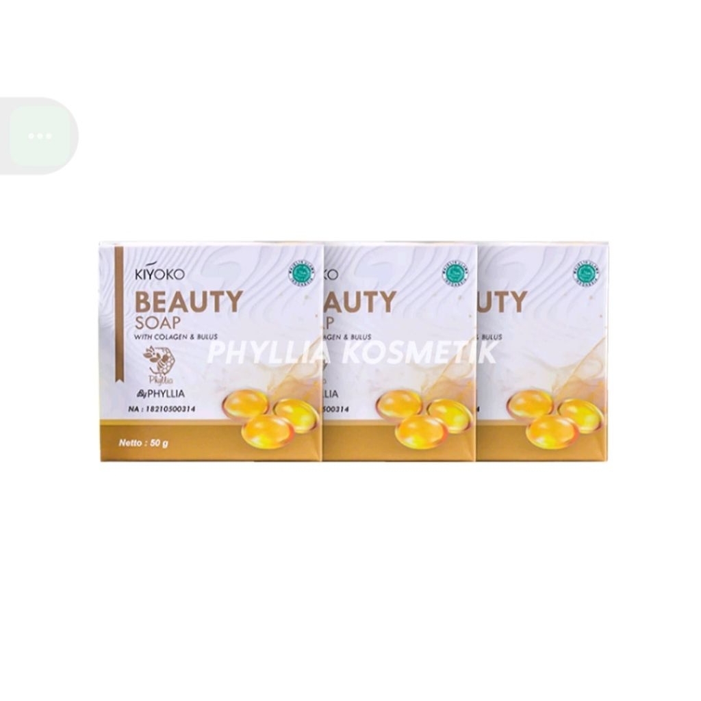 Kiyoko Beauty Soap Solusi Glowing Sepanjang Hari BPOM 100%