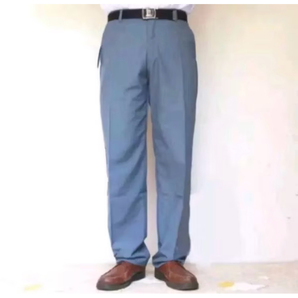 Celana Seragam Pria SMA Abu Abu Licin
