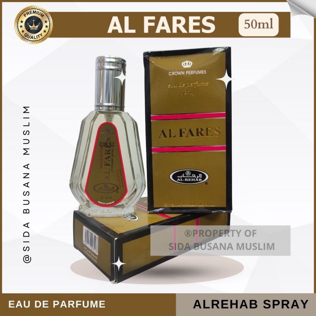 Parfum al rehab al fares 50ml original minyak wangi alrehab spray alfares PROMO