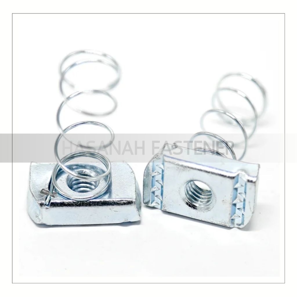 Spring Nut M10 / Mur Per M10 Galvanis / Channel Nut