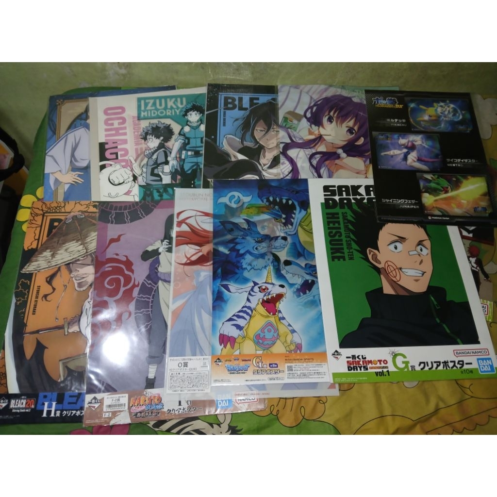 Jual Merch Anime Poster Official Original Orochimaru Naruto Bleach Rukia Kyoraku Gotoubun Itsuki My 