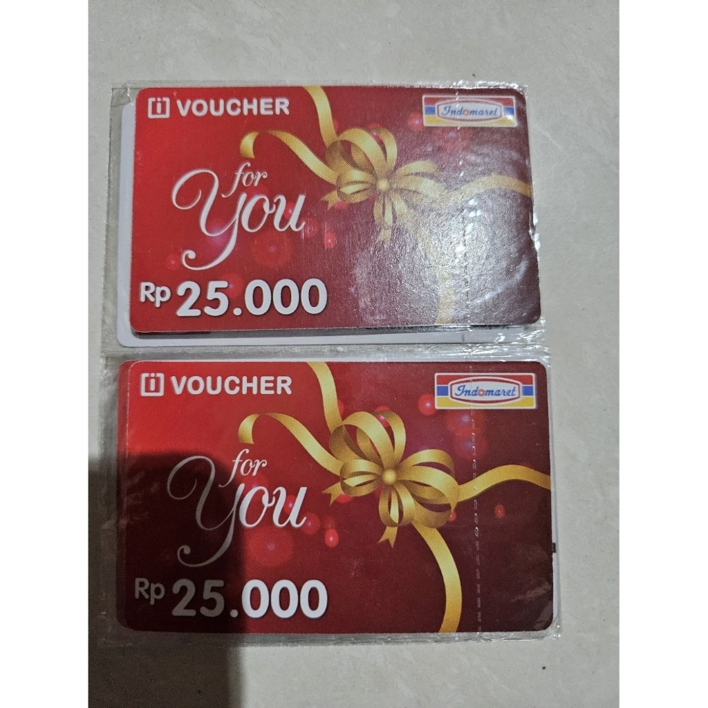VOUCHER VOCHER BELANJA INDOMARET 50RB 100RB 25RB