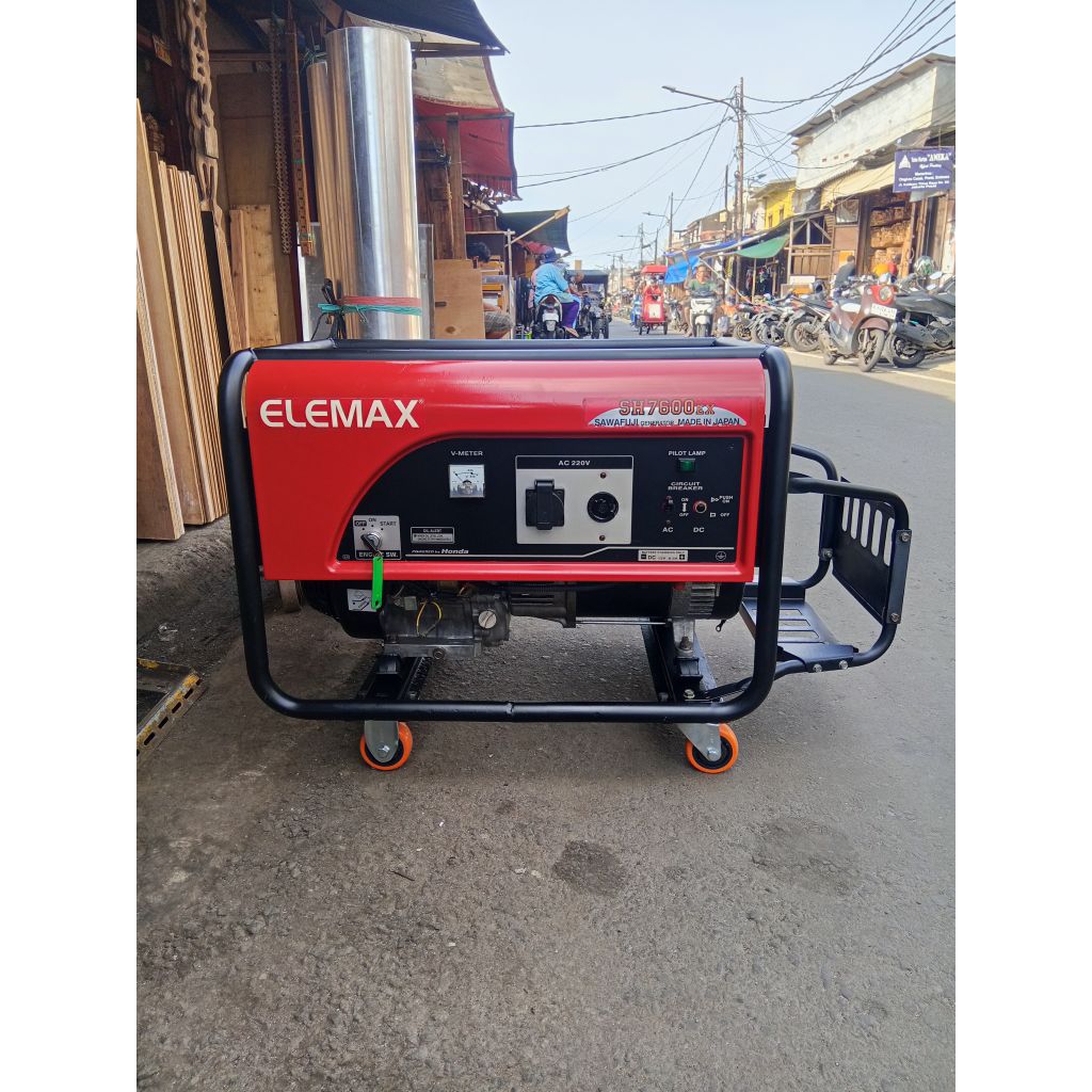 Mesin Genset Honda Elemax SH 7600EX/5600Watt Elektrik starter