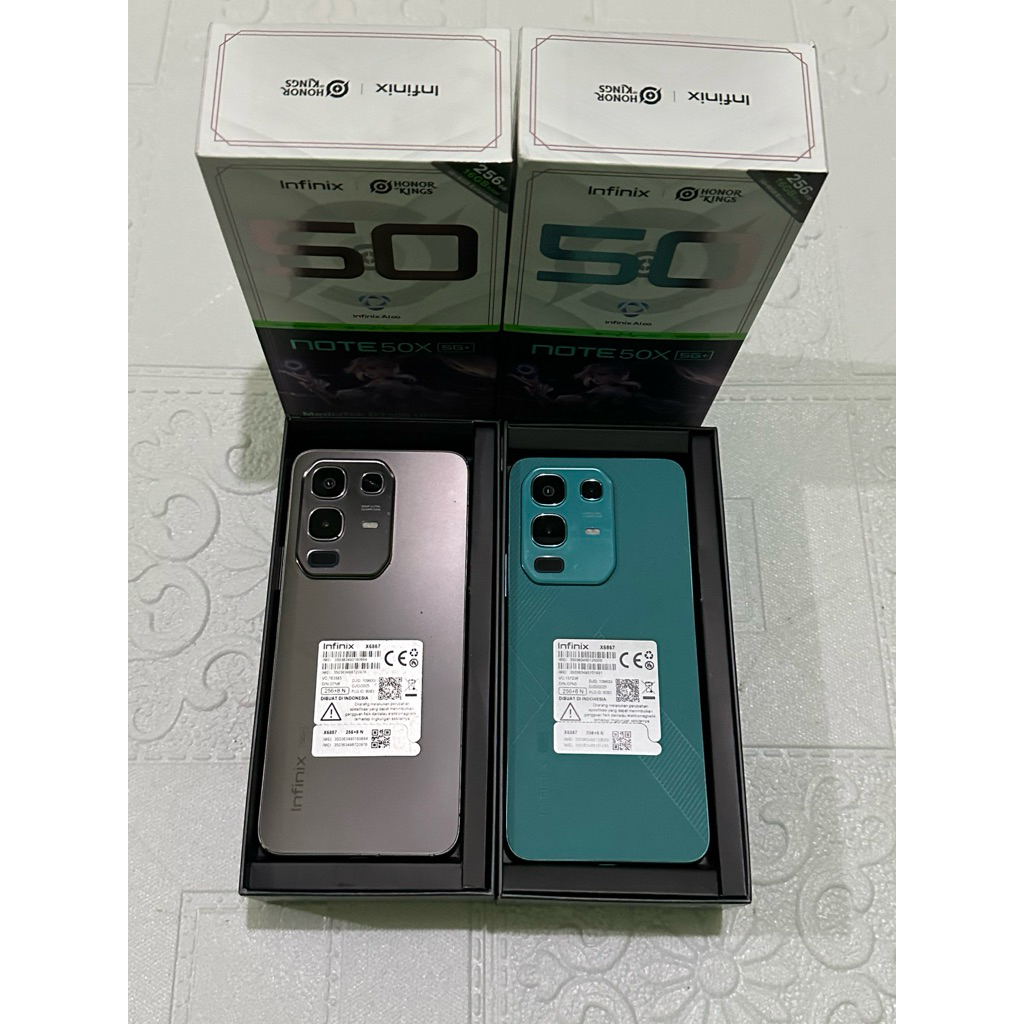 infinix note 50X 5g 8/256 SECOND FULLSET