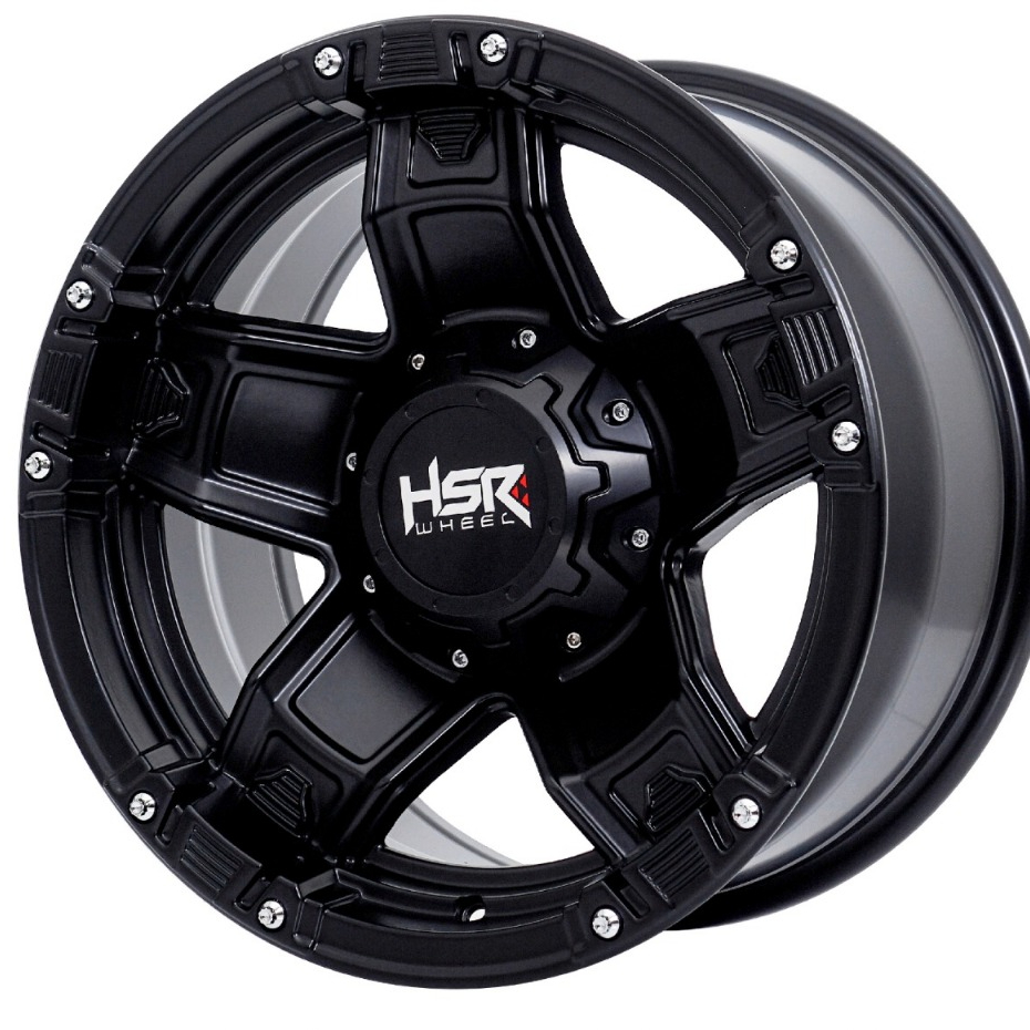 VELG R17 HSR TWIIST LUBANG BAUT 6 VELG MODEL GAHAR RING 17 UNTUK HILUX TERRANO FORD RANGER