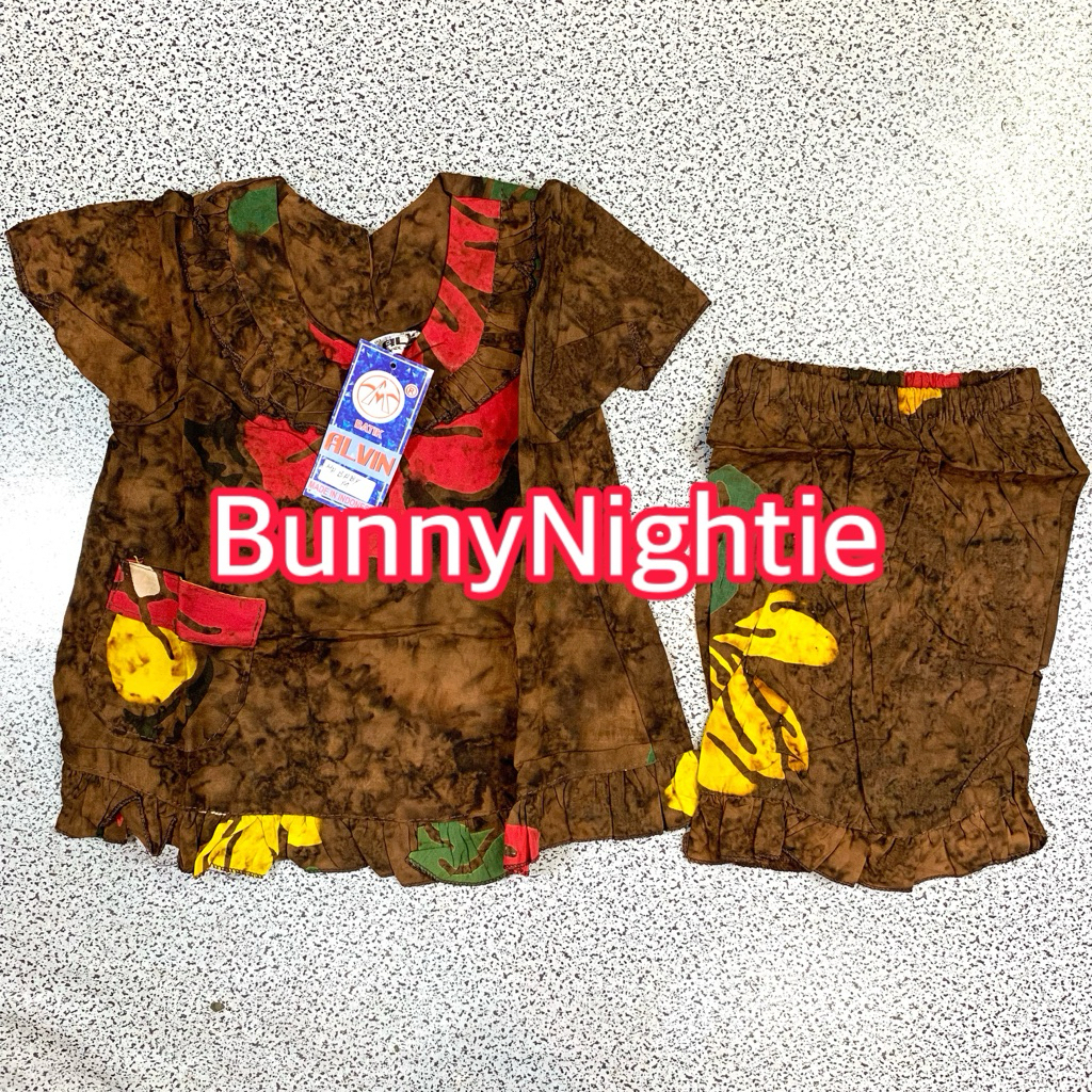 Stelan Batik Alvin Baby 1-3 Tahun | Stelan Batik Alvin Anak Perempuan | Stelan Batik Anak Perempuan