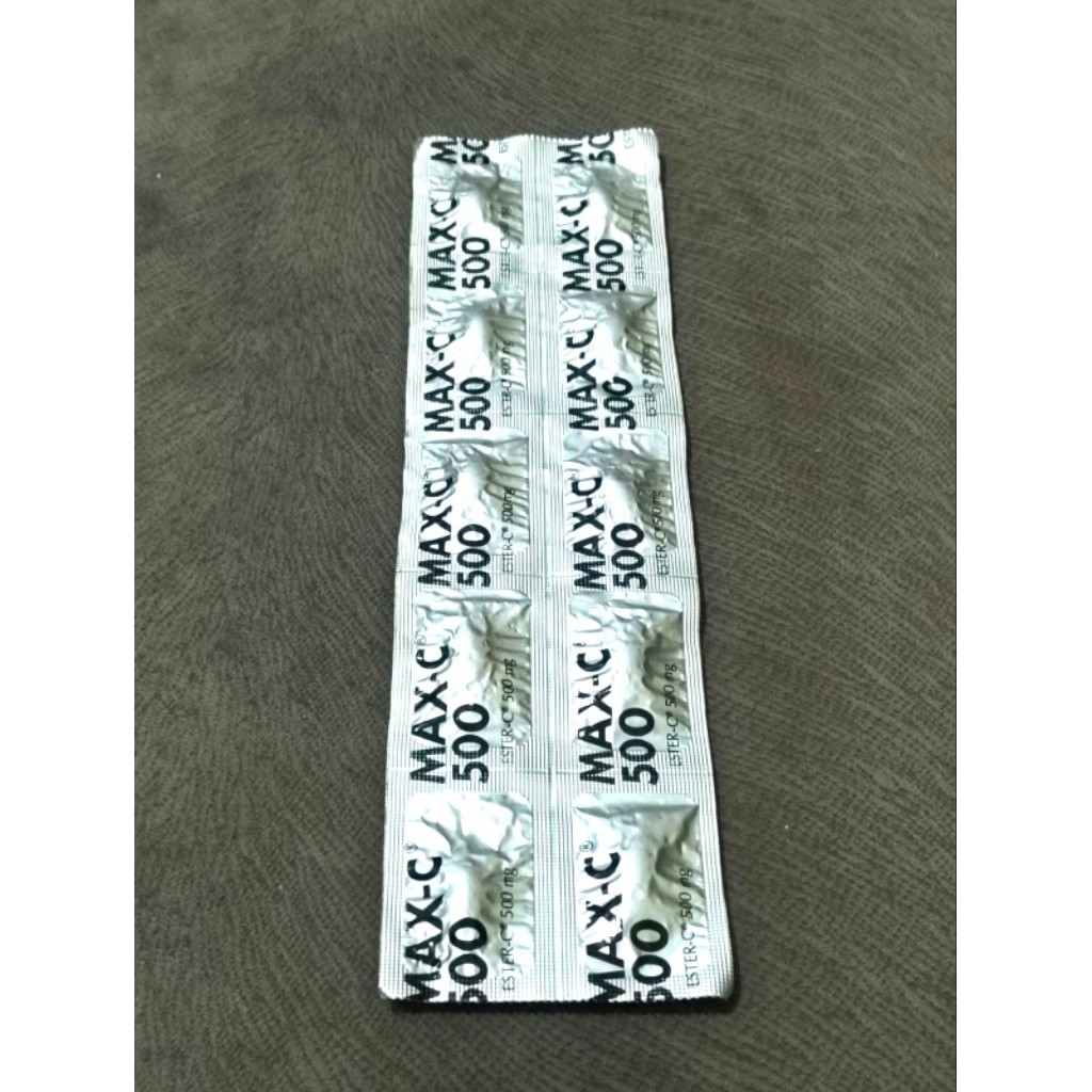 max C 500 strip 10 tablet vitamin