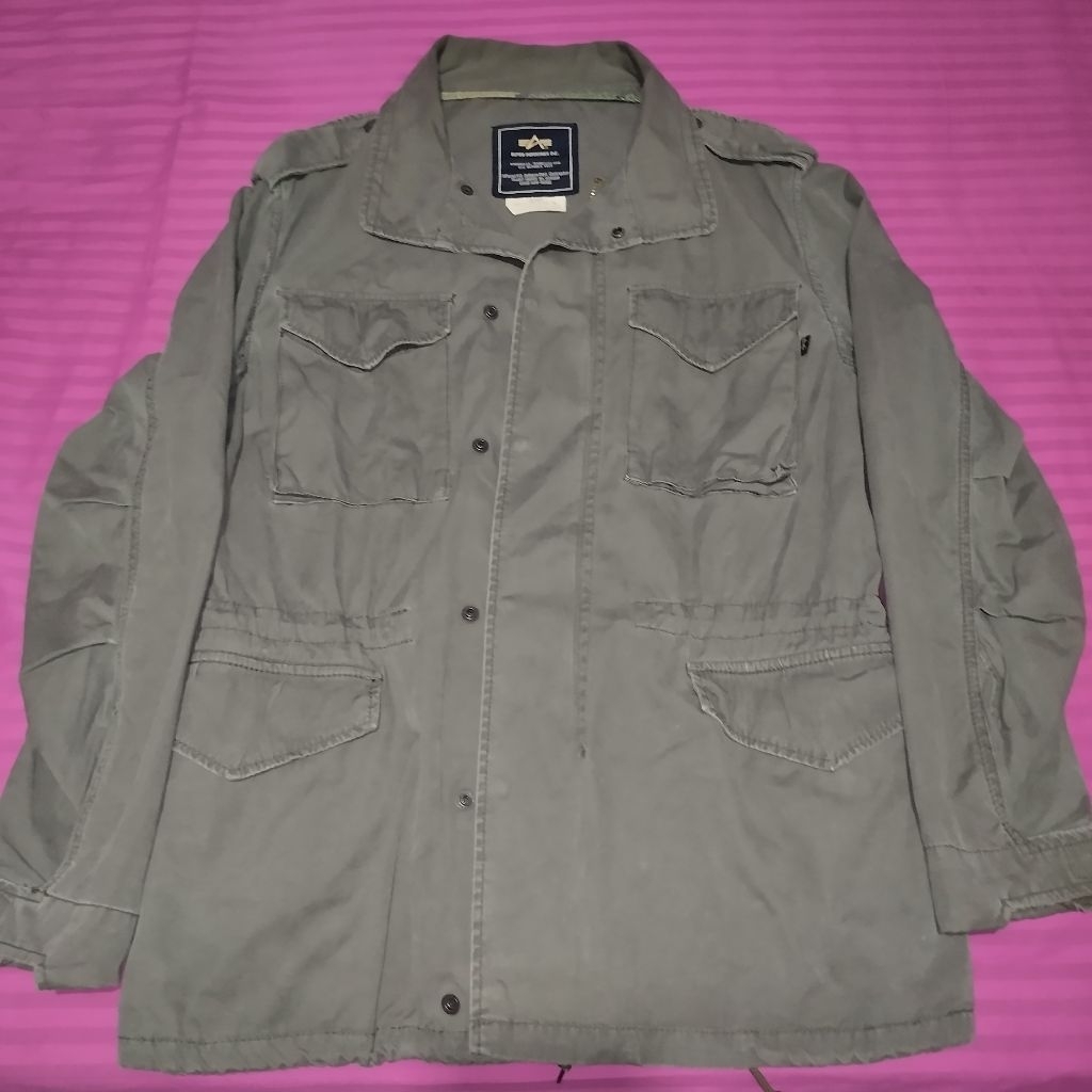 Alpha Industries M65 Military Jacket Green XLarge
