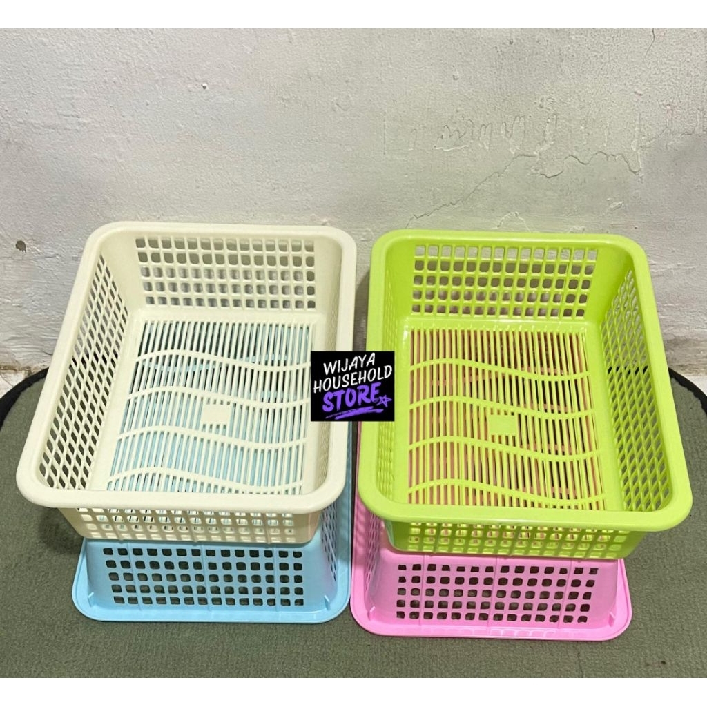 Keranjang Kecil / Keranjang Serbaguna / Keranjang Plastik / Keranjang Kotak / Keranjang Warna