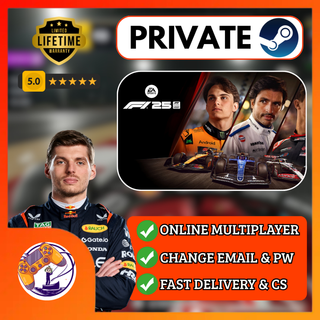 F1 25 | PC STEAM ACCOUNT  MULTIPLAYER ONLINE