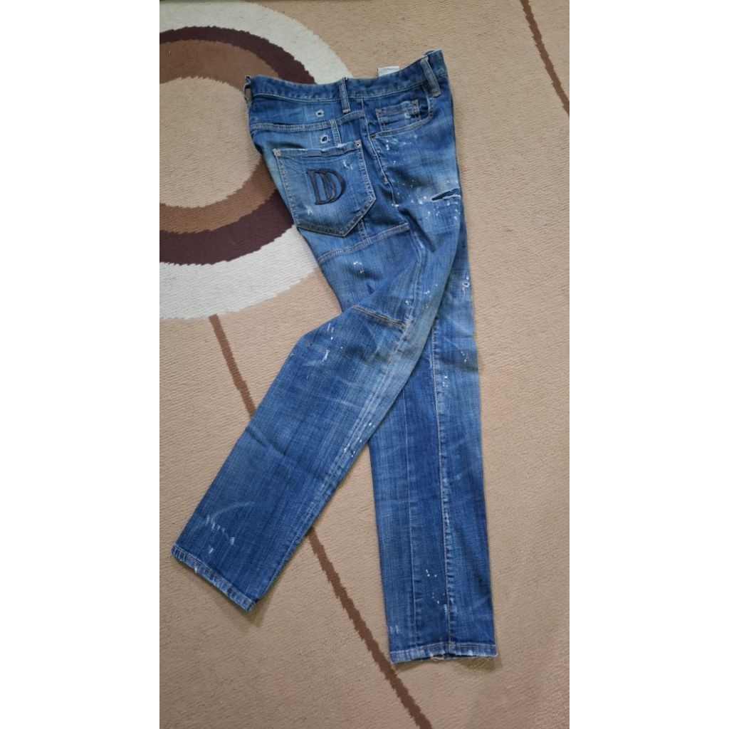 dsquared2 tidy biker jeans second