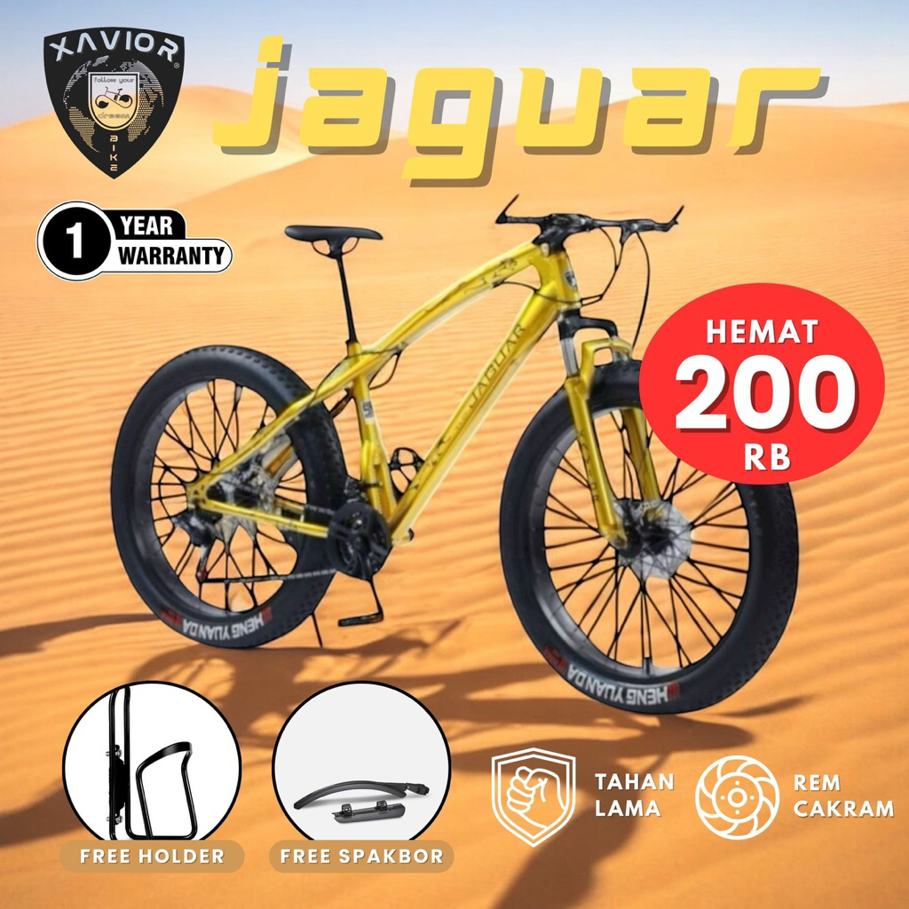 Sepeda Gunung MTB 26 Inch XAVIOR JAGUAR 21 Speed