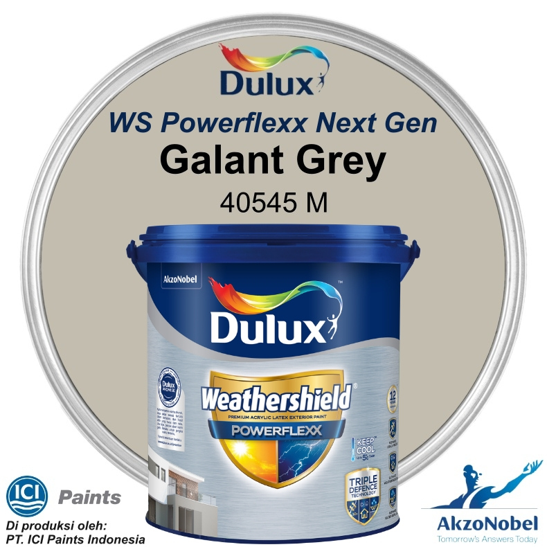 CAT DULUX WEATHERSHIELD POWERFLEXX 2.5 LT - GALANT GREY 40545M