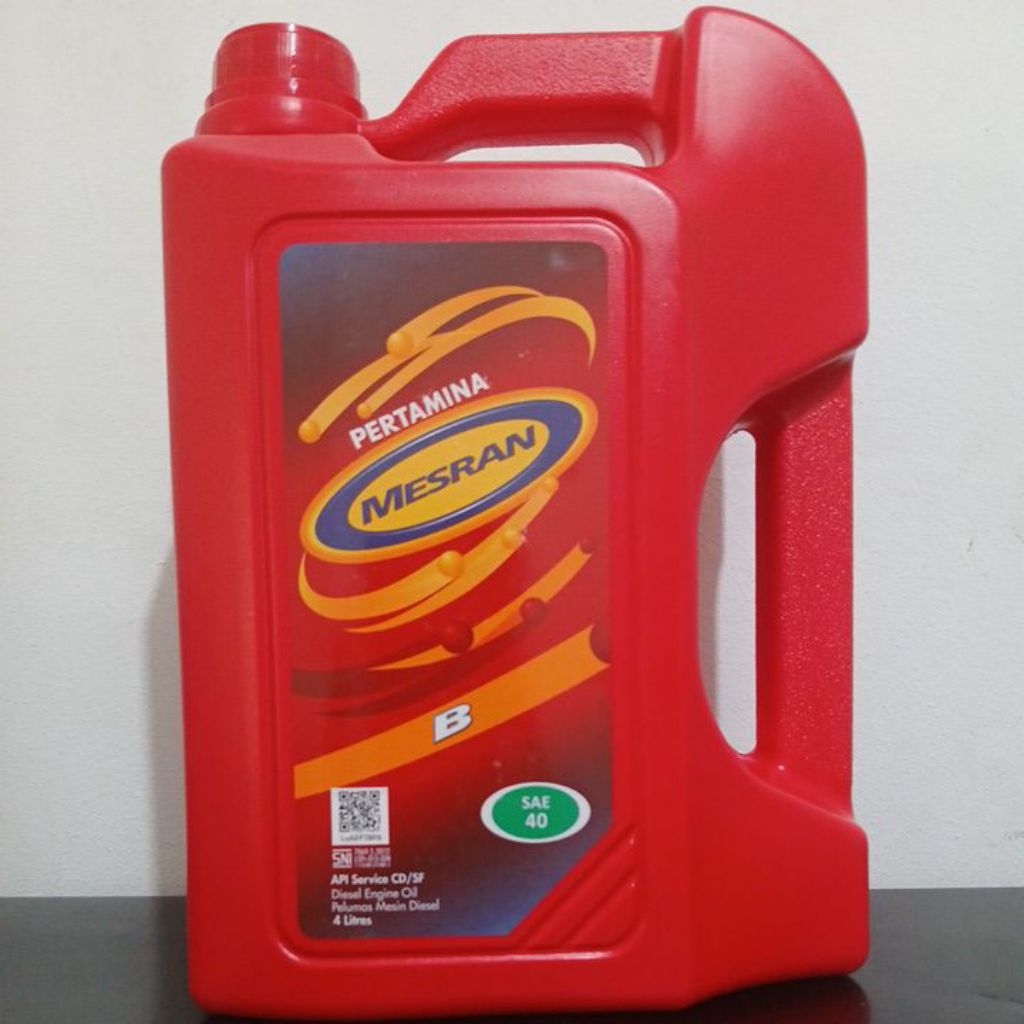 OLI MESRAN B40 4 LITER SAE 40 OLI MESIN DIESEL