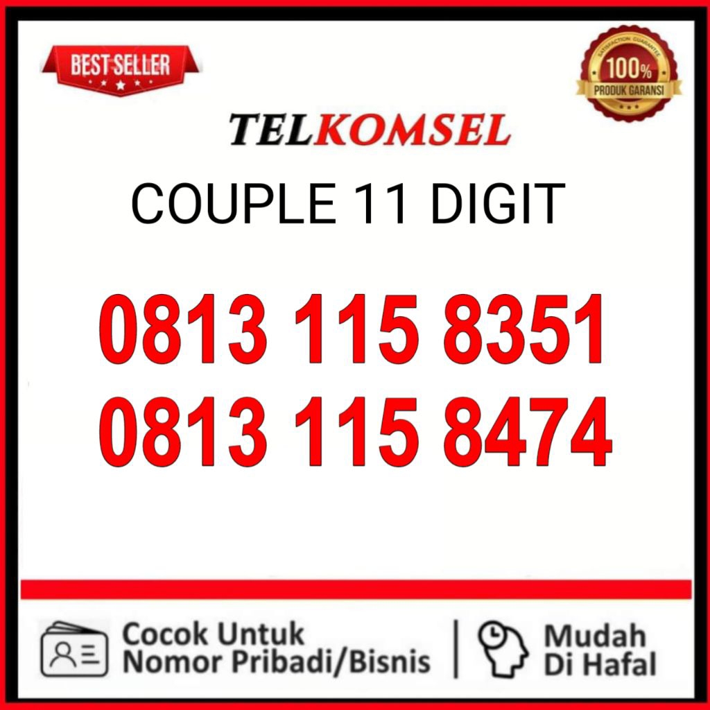 couple nomor cantik SIMPATI 11digit 8351 8474