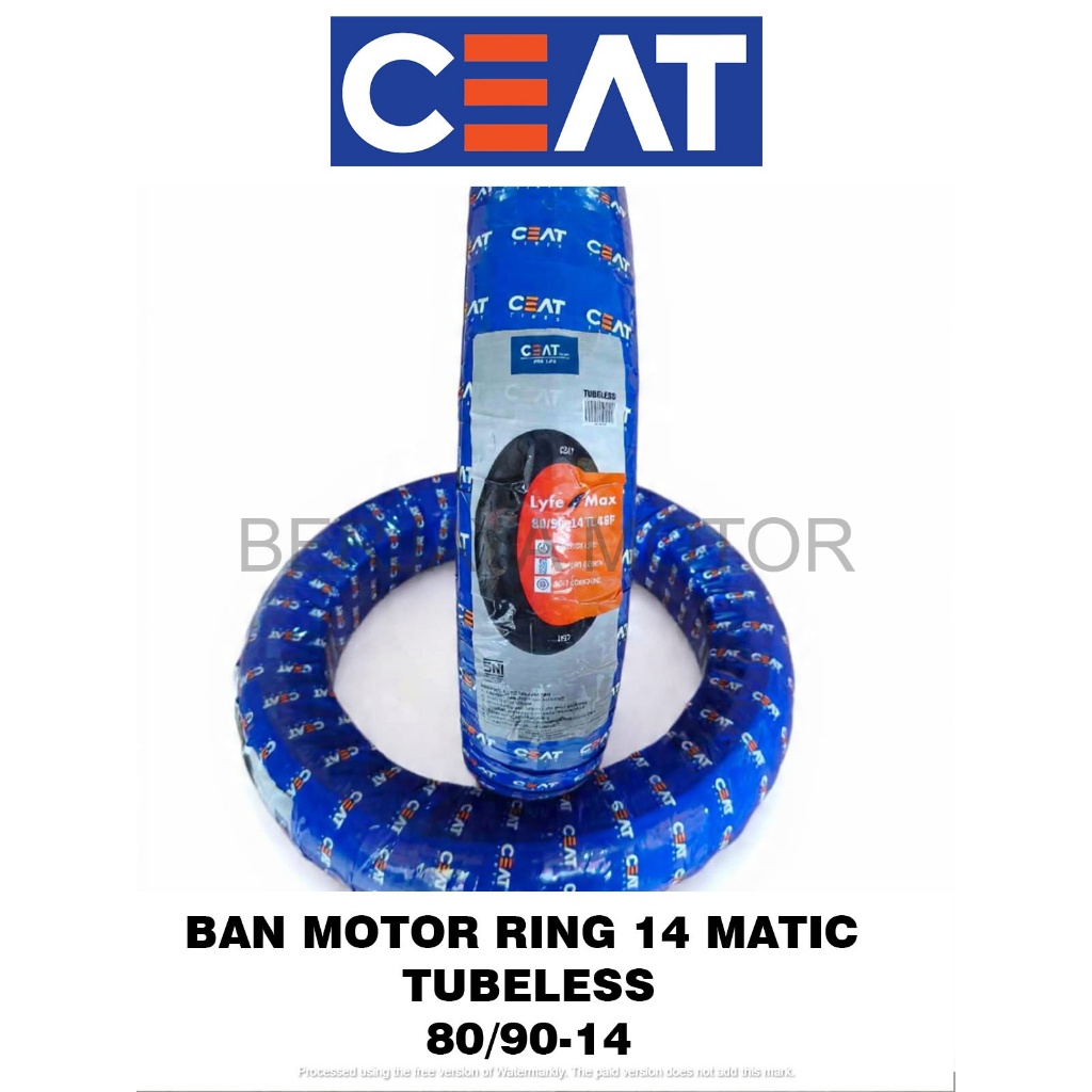 BAN MOTOR RING 14 CEAT LIFEMAX 8090-14 9090-14 TUBELESS