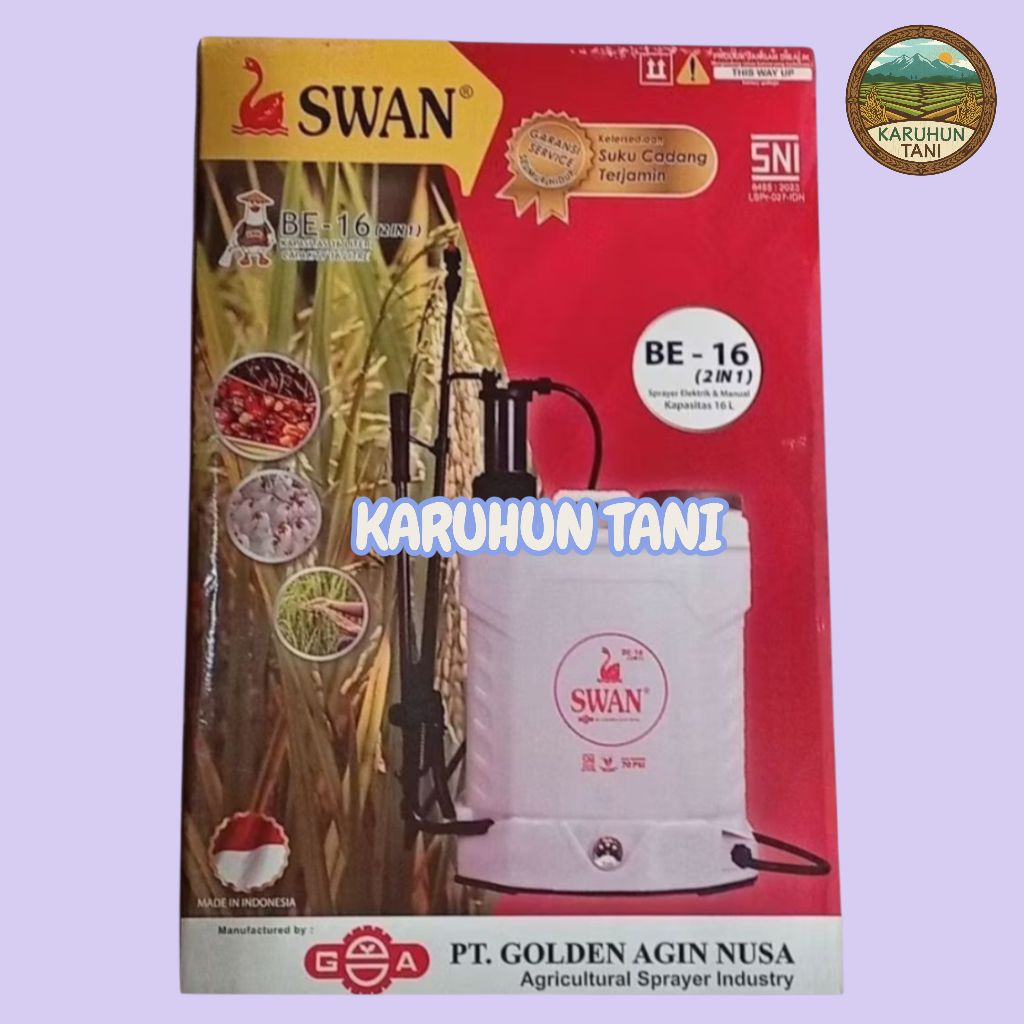 Sprayer Elektrik Swan Be-16 2 in 1 16 Liter