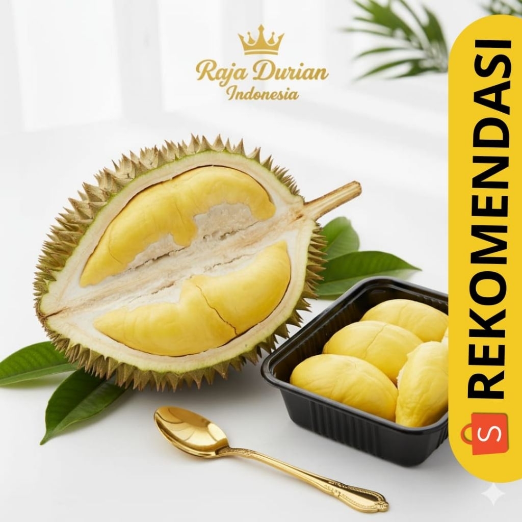 RDI. cab Jak-pusat Durian kupas kalimantan 900 Gram KING/Durian Kupas kalimantan 900 gram