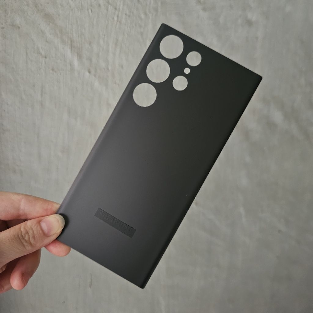 Backdoor Tutup Belakang HP Samsung S24 Ultra S24U Black Hitam Back Casing Cover Baterai Case Makassa