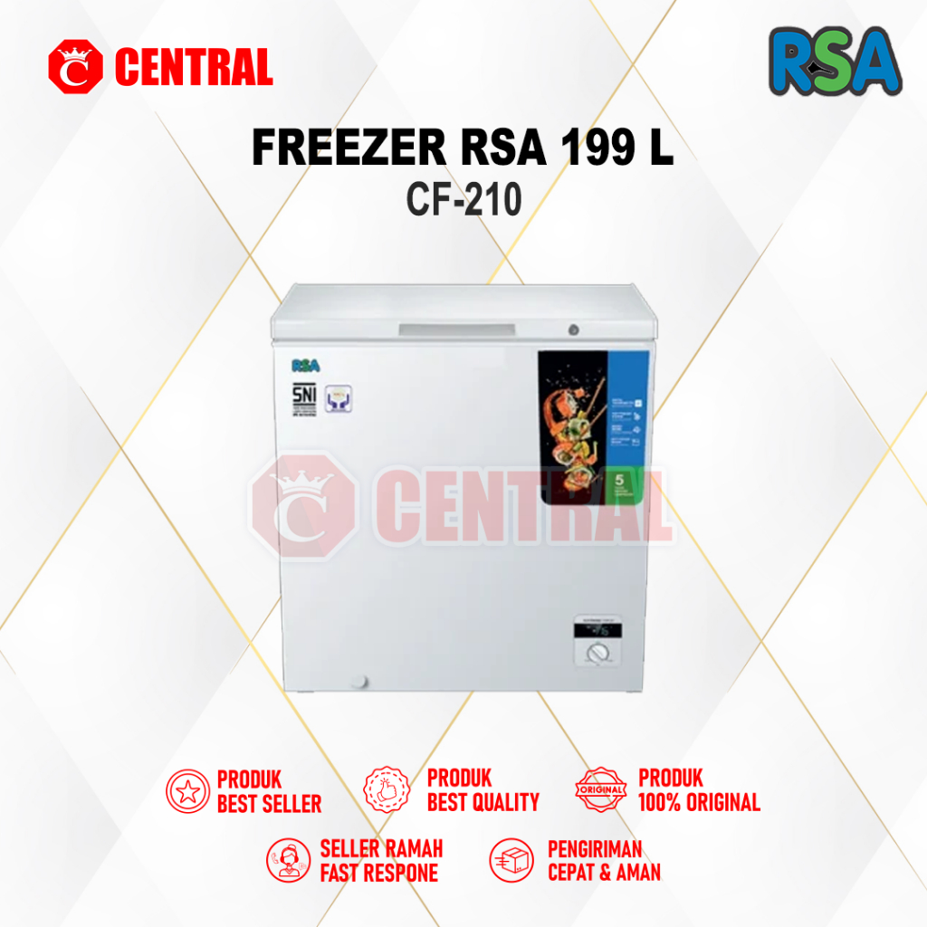 RSA CHEST FREEZER CF-210 CHEST FREEZER 96 LITER