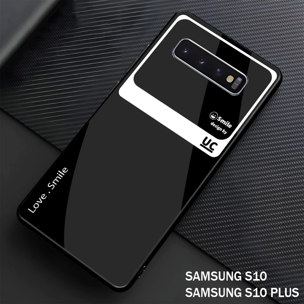 Softcase Kilau Glass Hp Terbaru Samung S10 PLUS I S10 silikon Hp Samsung S10 PLUS I S10 Case Mewah M