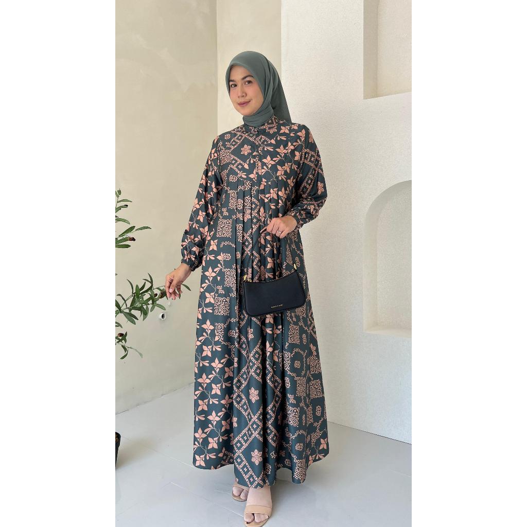 WARNA FASHION/ GAMIS / BIBA PRINT / BAJU WANITA MUSLIM/GROSIR TANAH ABANG