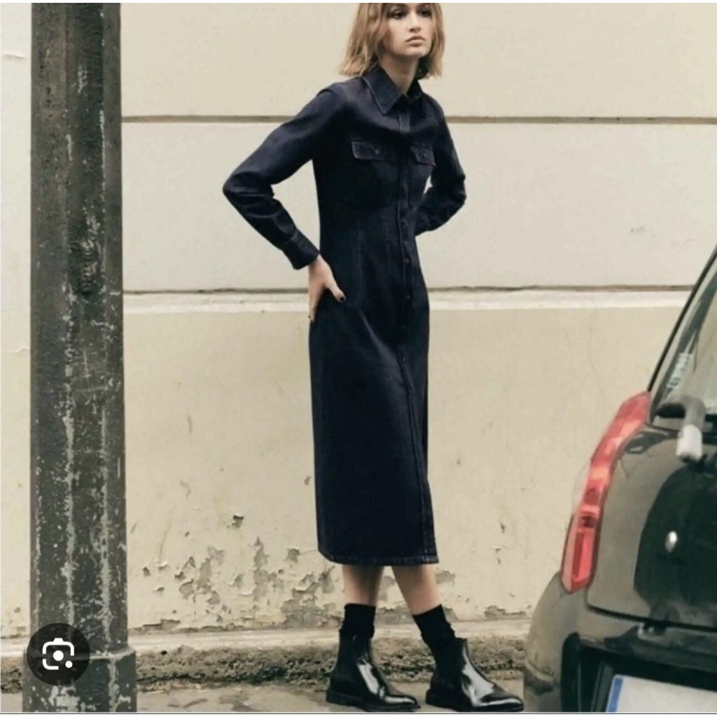 ZARA DENIM DRESS