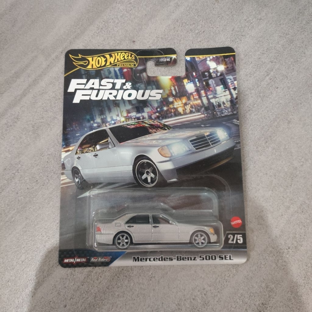 Hotwheels Premium Mercedes-Benz 500 SEL Fast & Furious