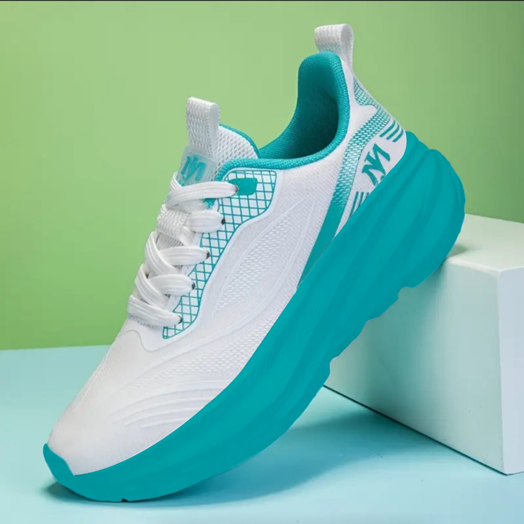 Sepatu Running Wanita Putih Tosca Ringan Nyaman