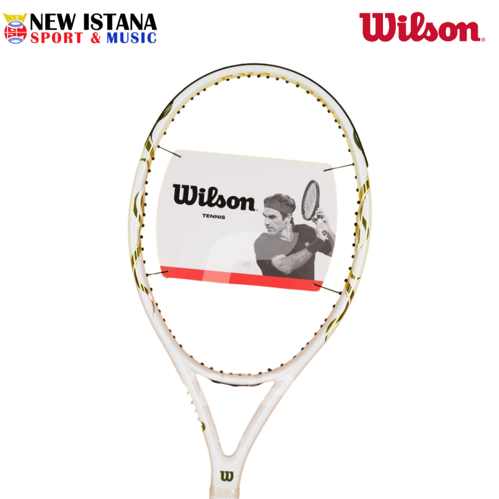 Raket Tenis Tennis Wilson Excalibur BLX ( 115" / 243gr ) White Gold