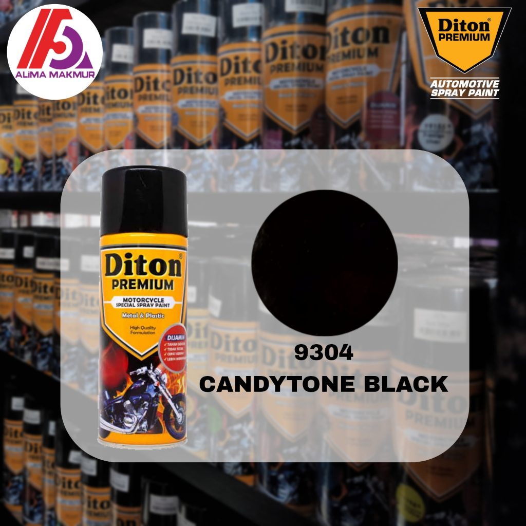Diton Premium 9304 Candytone Black 400cc / Pilok Diton Premium / Pilok Diton Premium Warna Candy