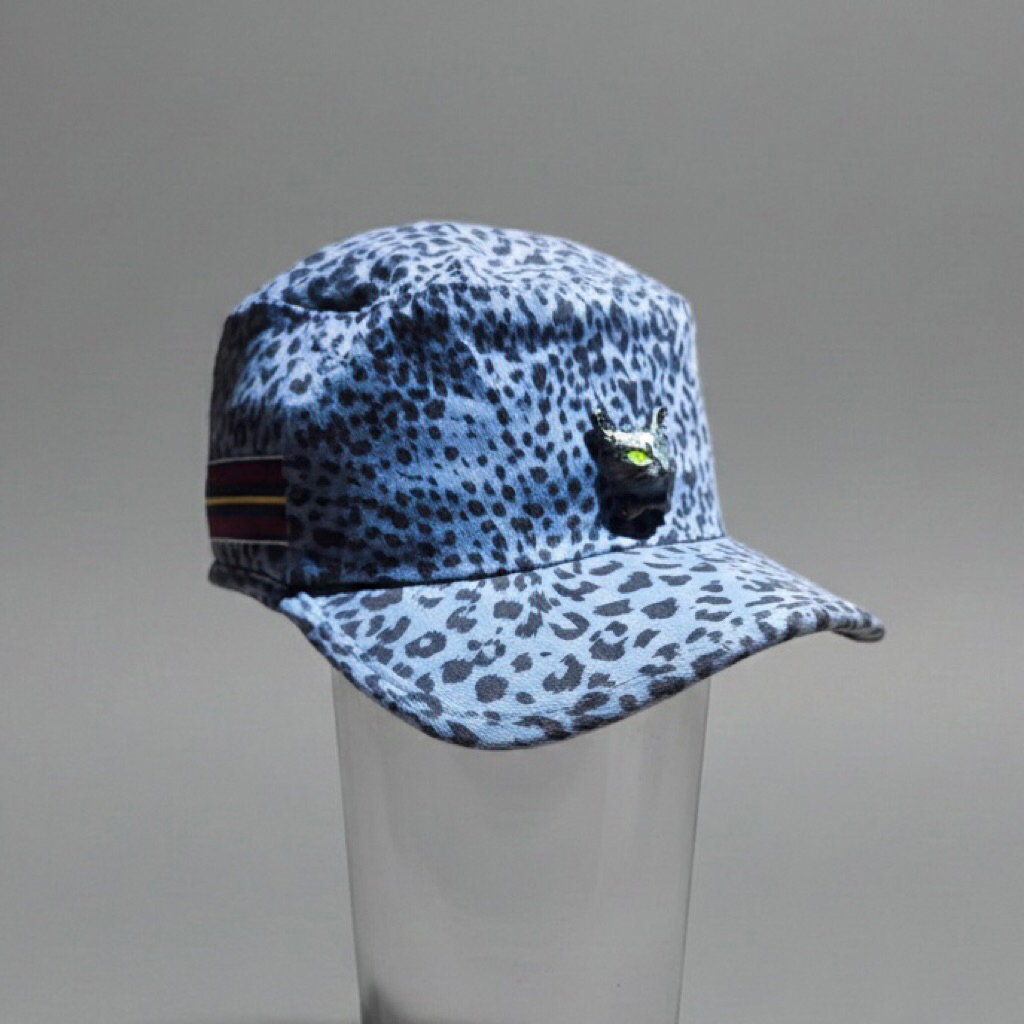 Topi Visor Pendek BLACK MOOD Cat Pirate Cap Original Second Preloved