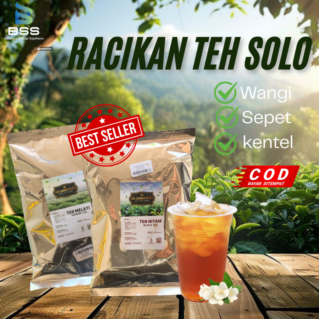 BSS STORE - Racikan Teh Sumber Rejeki, Teh Solo Wasgitel 250 gr