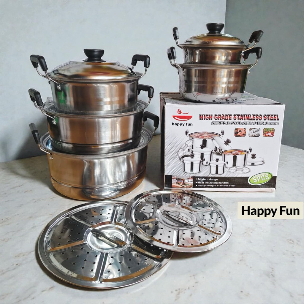 PANCI STENLIS SET 5 + STEAMER 2
