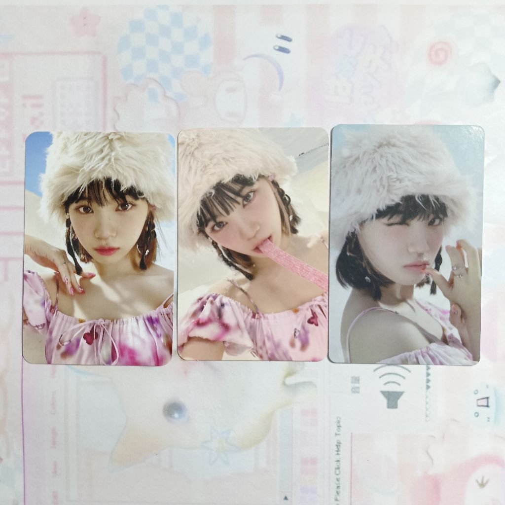 CHAEWON YUPI SOURBELT FROZEN AQUAMARINE + CHAEWON BDM BLUE DREAM MEDIA ANTIFRAGILE OFFICIAL PHOTOCAR