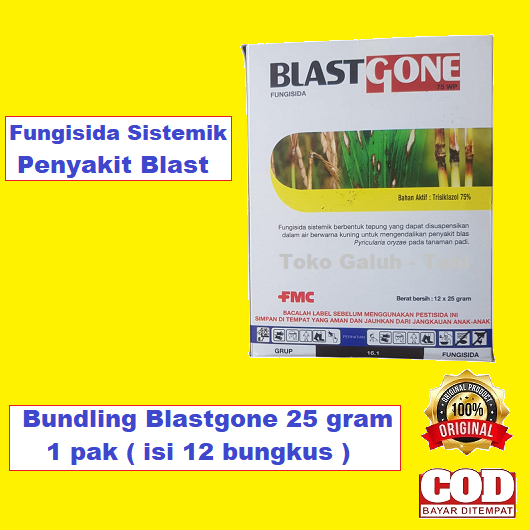 Bundling Blastgone 75wp 25gr 1 Dus Isi 12 Biji Pembasmi Jamur Patogen