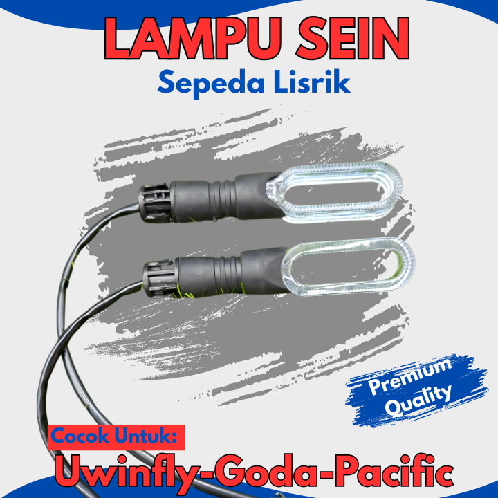 1 SET LAMPU SEIN SEPEDA LISTRIK UNIVERSAL | LAMPU SEIN SEPEDA LISTRIK UNIVERSAL | LAMPU SEIN SEPEDA 