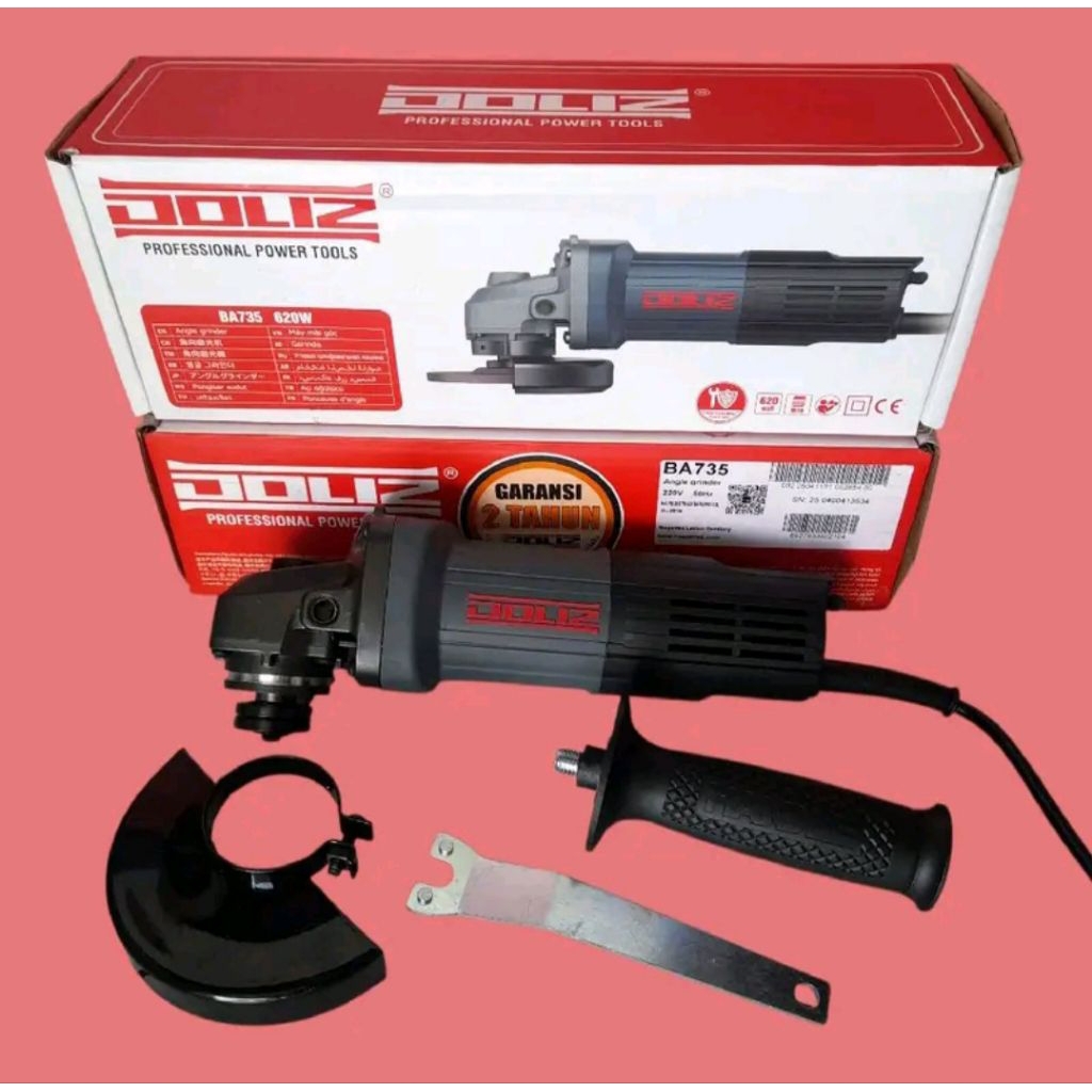 Mesin Gerinda 4" BA735 DOLIZ / Mesin Gerinda Gurinda Grinda Grenda 4 Inch BA 735 Dics Angle Grinder 