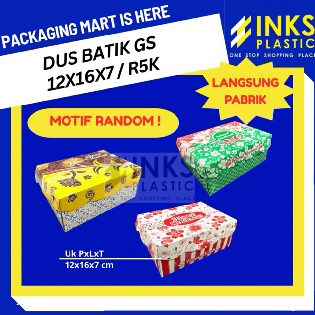 DUS KOTAK NASI MOTIF DUS SNACK CORAK CATERING