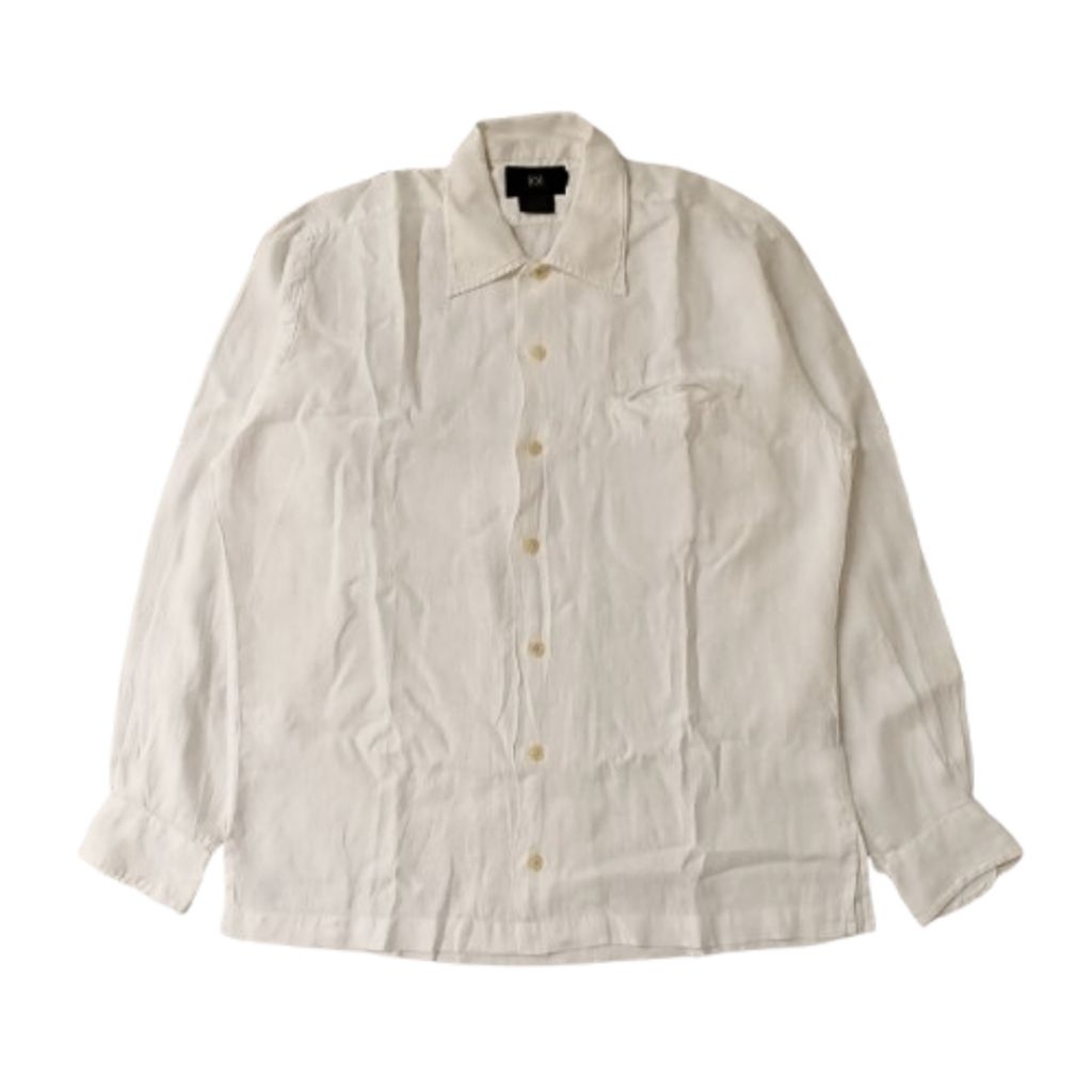 Vintage Longshirt / Kemeja Double RL Ralph Lauren White Pocket Shirt Men Women Outer RRL