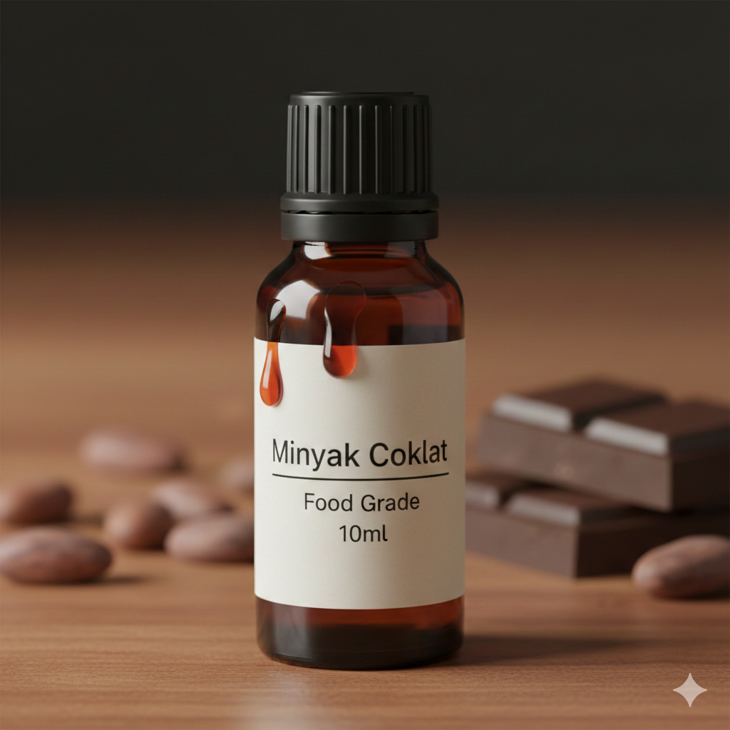 100ml Minyak Coklat Alami - Aromaterapi Penghilang Stres & Peningkat Mood