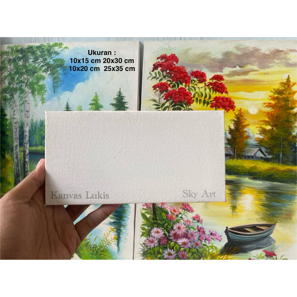 Kanvas Mini | kanvas lukis | kanvas anak | kanvas | 10x15 | 10x20 | 15x20 | 20x25 | 20x30 | 25X30 | 