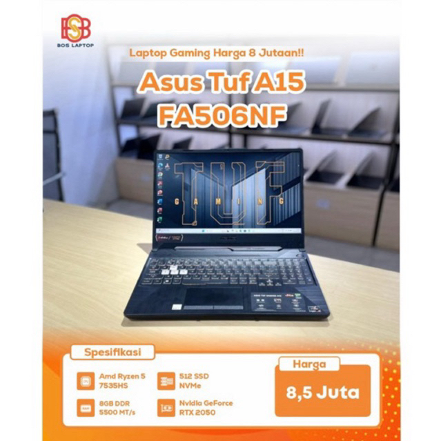 ASUS TUF A15 FA506NF RYZEN 5 7535HS