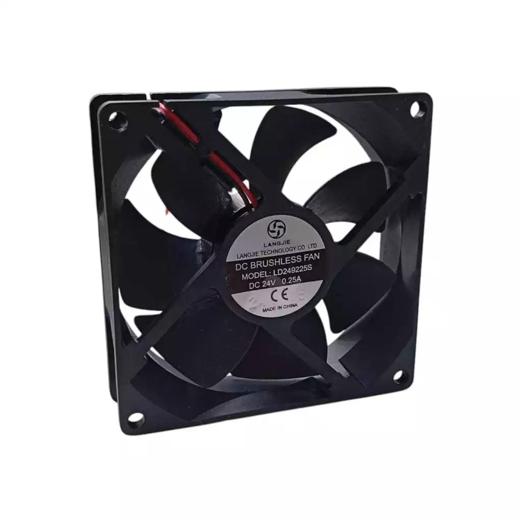 Kipas DC Brushless 24V 0.25A Langjie Cooling Fan Industri  Kipas Pendingin Panel Mesin