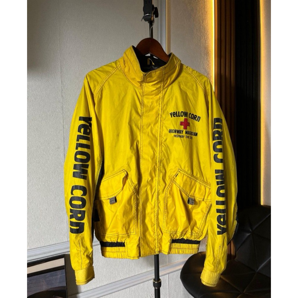 Yellow corn racing jacket