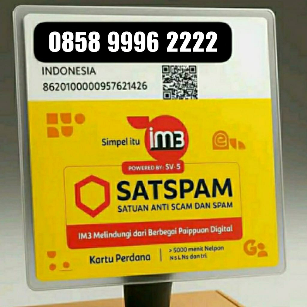 PERDANA INDOSAT IM3 NOMOR SUPER NOMOR CANTIK TRIPLE KWARTET  2222 444 4444 5555 6666