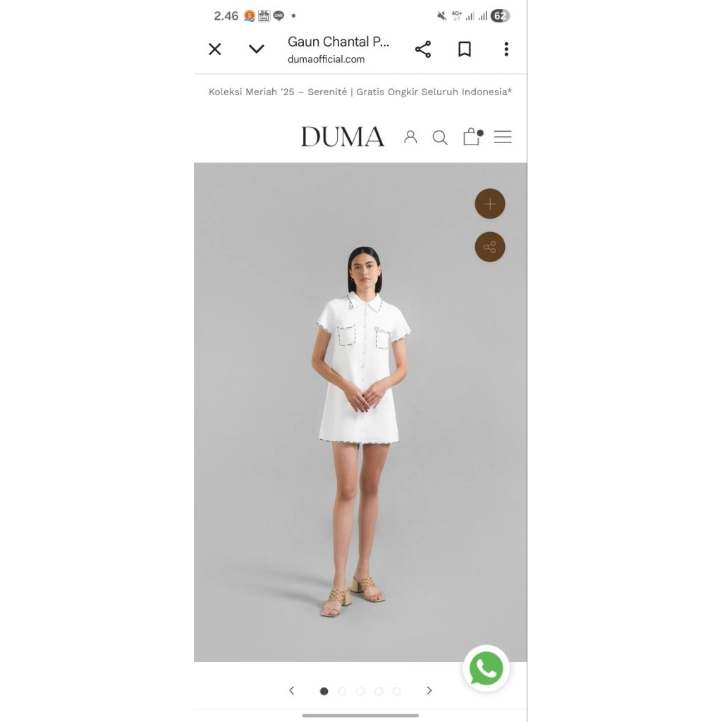 Duma Chantal White Dress
