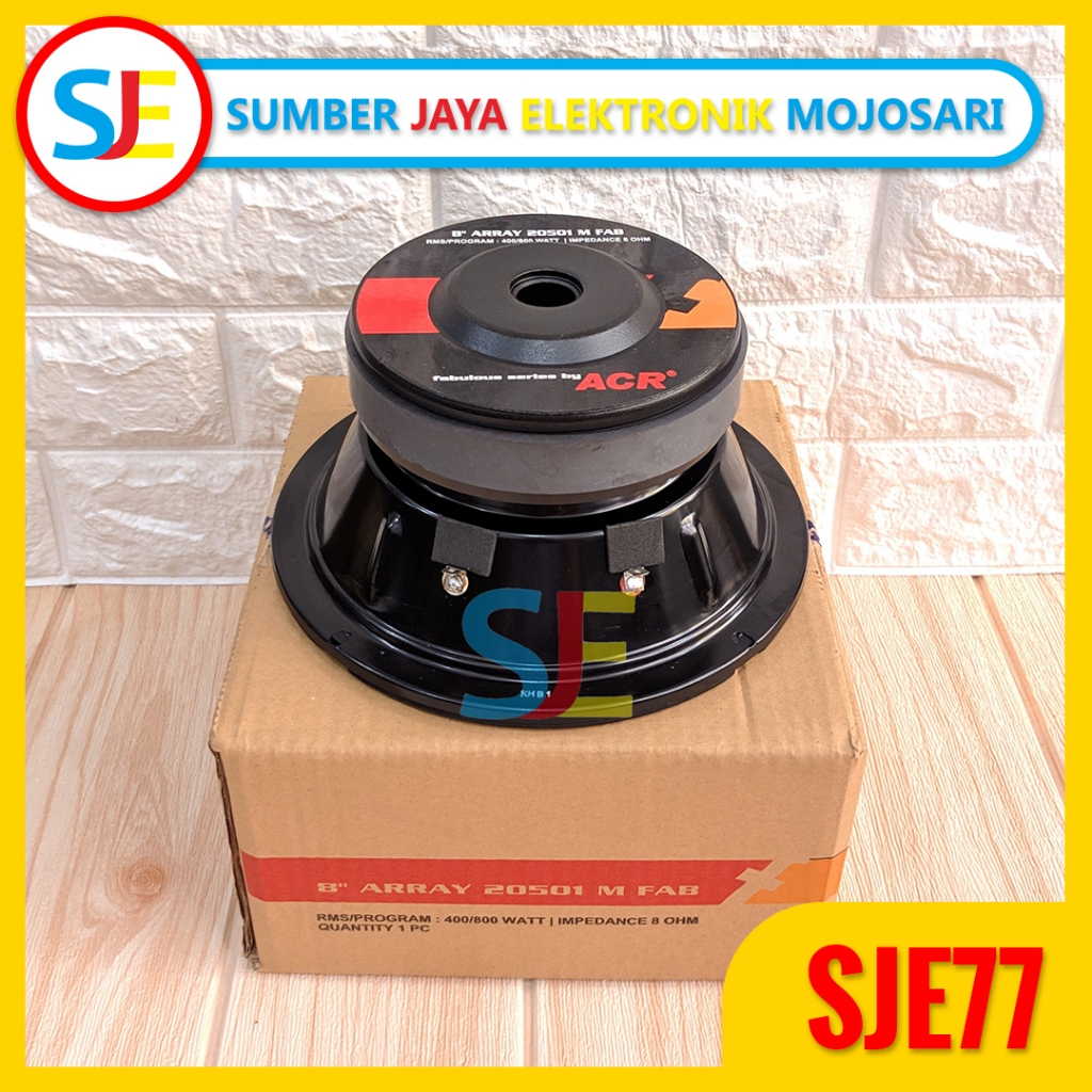 Speaker ACR Fabulous 8 inch 20501 Body Vacum (Rangka Tutup) / Speaker ACR Fabulus Array 8" 2050